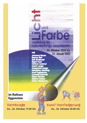 Vernissage der Ausstellung "Licht und Farbe"